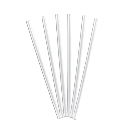 Plastic Straw – Jumbo Clear 7.75″ Unwrapped