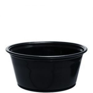 Portion Cups - Clear / Black / Compostable / Stainless & Melamine