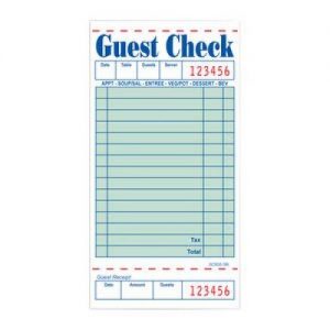 Paper & Guest Checks