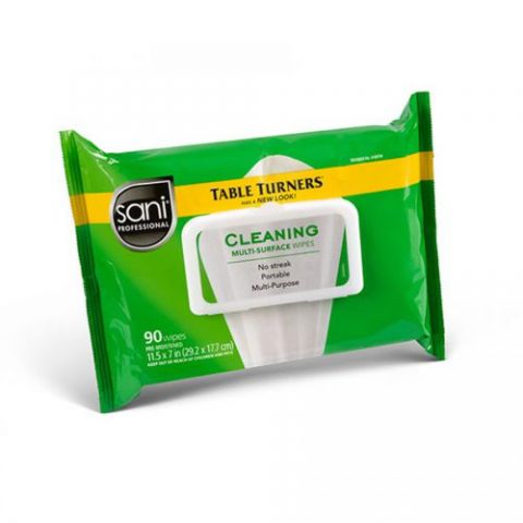 table turners cleaning wipes